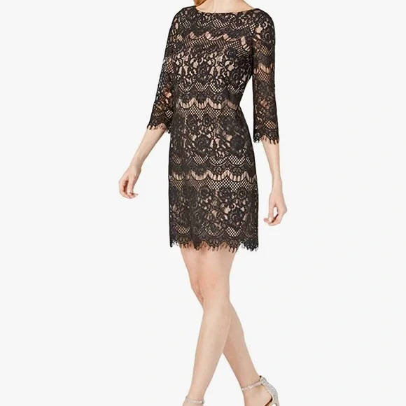Jessica Howard | Dresses | Jessica Howard Womens Black Lace 34 Sleeve Evening Shift Dress | Poshmark Jessica Howard | Dresses | Jessica Howard Womens Black Lace 34 Sleeve Evening Shift Dress | Poshmark